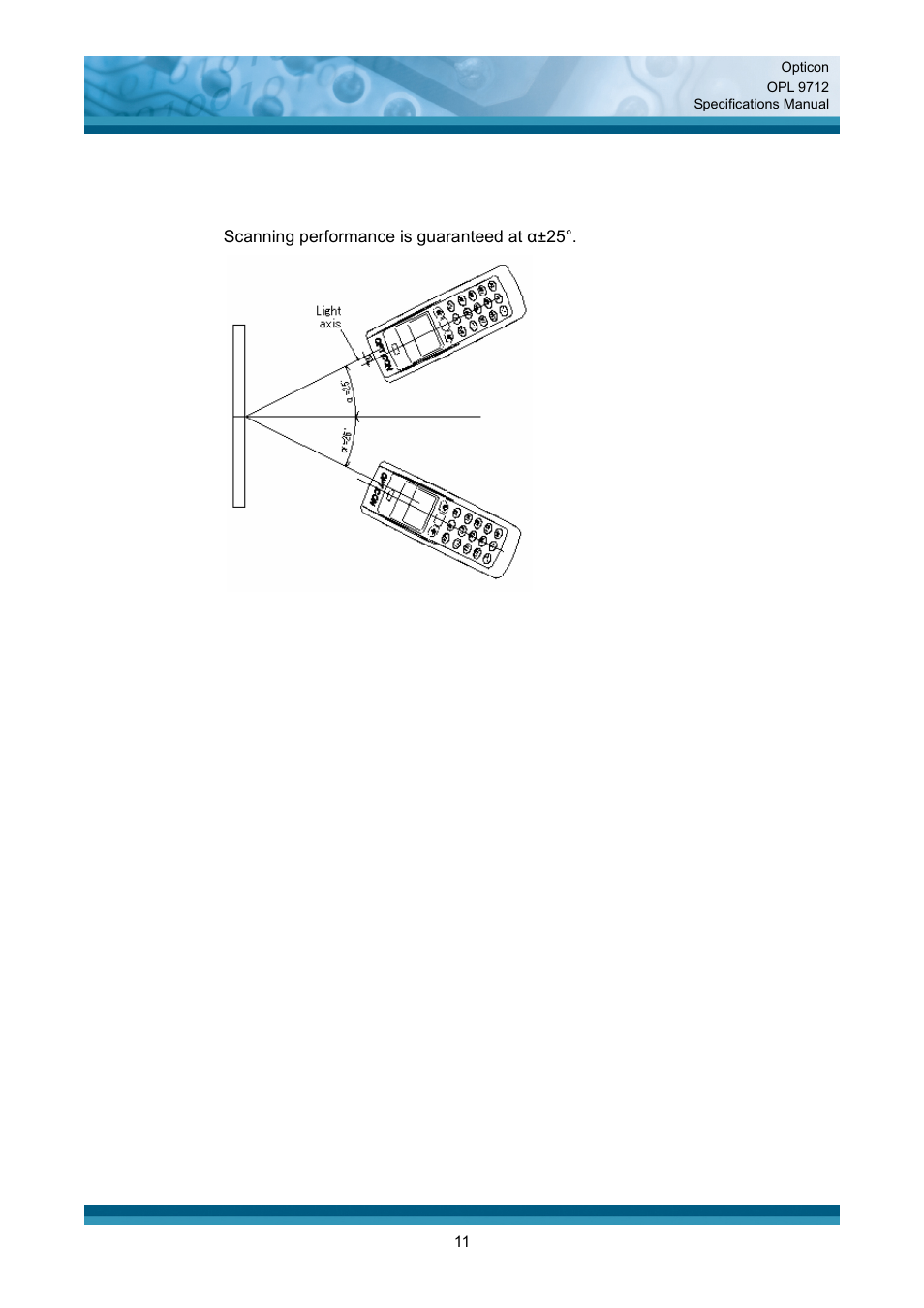 Opticon OPL 9712 User Manual | Page 11 / 27