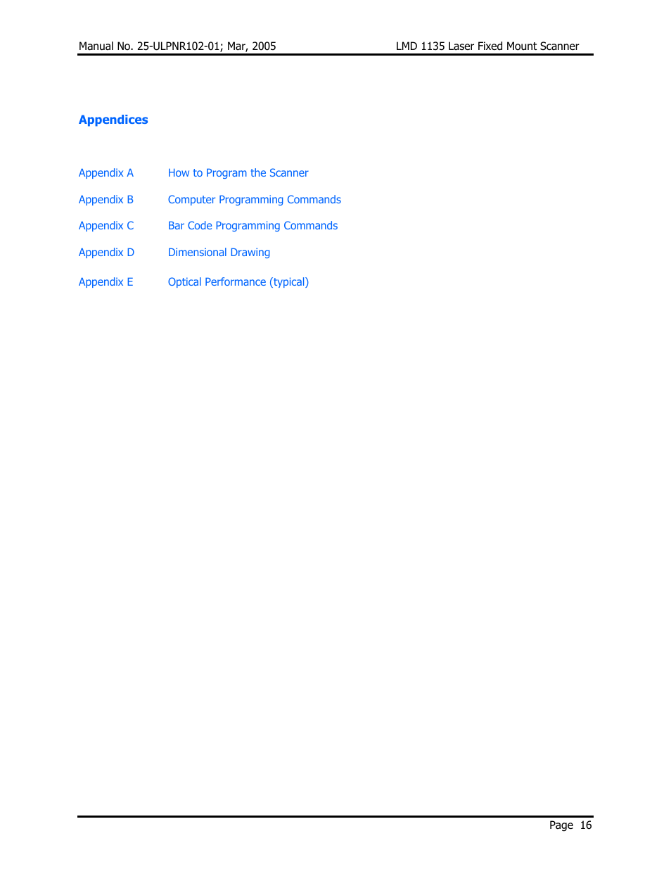 Opticon LMD 1135 User Manual | Page 20 / 73
