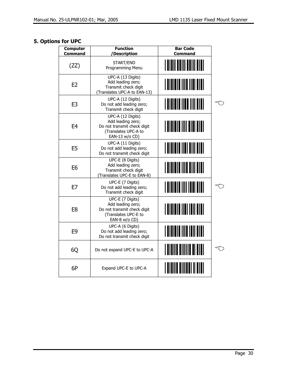 Opticon LMD 1135 User Manual | Page 34 / 73