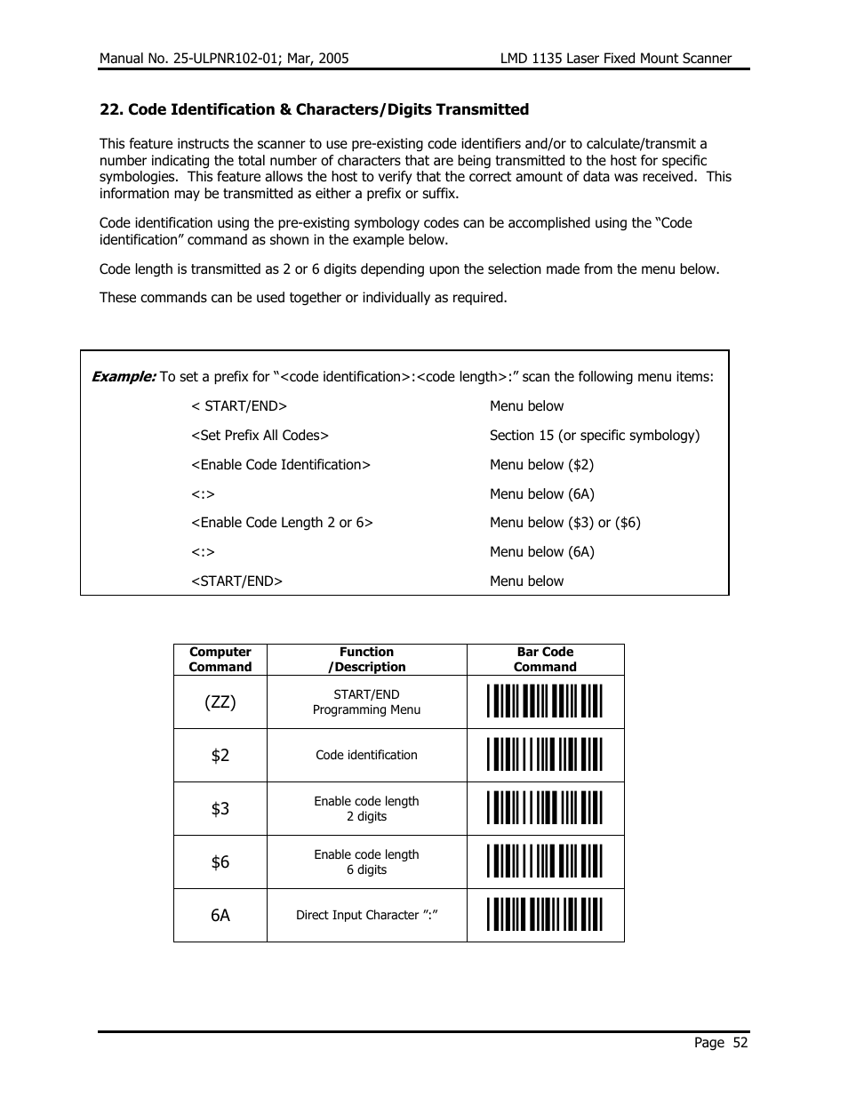 Opticon LMD 1135 User Manual | Page 56 / 73