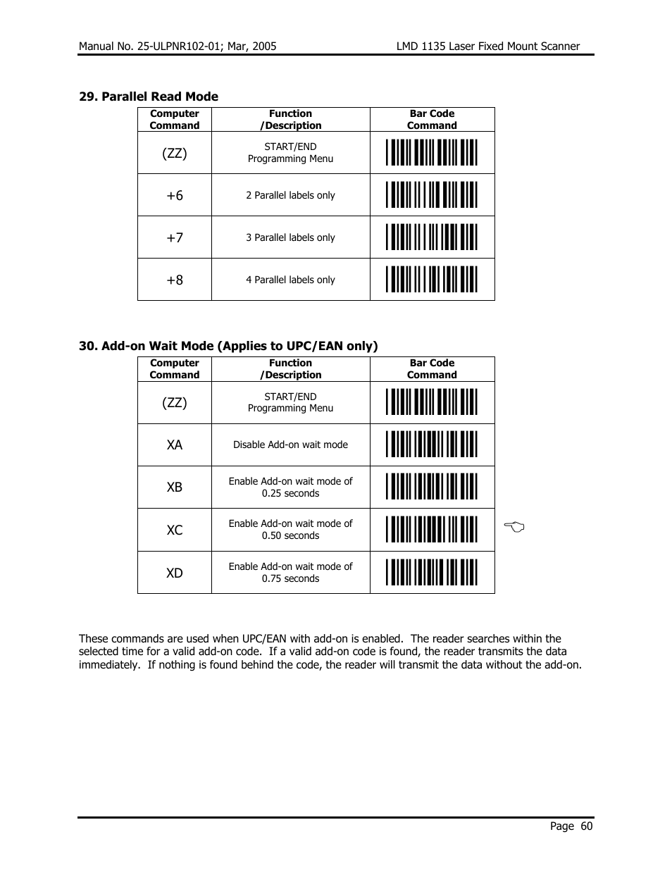 Opticon LMD 1135 User Manual | Page 64 / 73