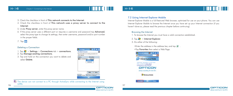 Opticon H-16 User Manual | Page 49 / 79