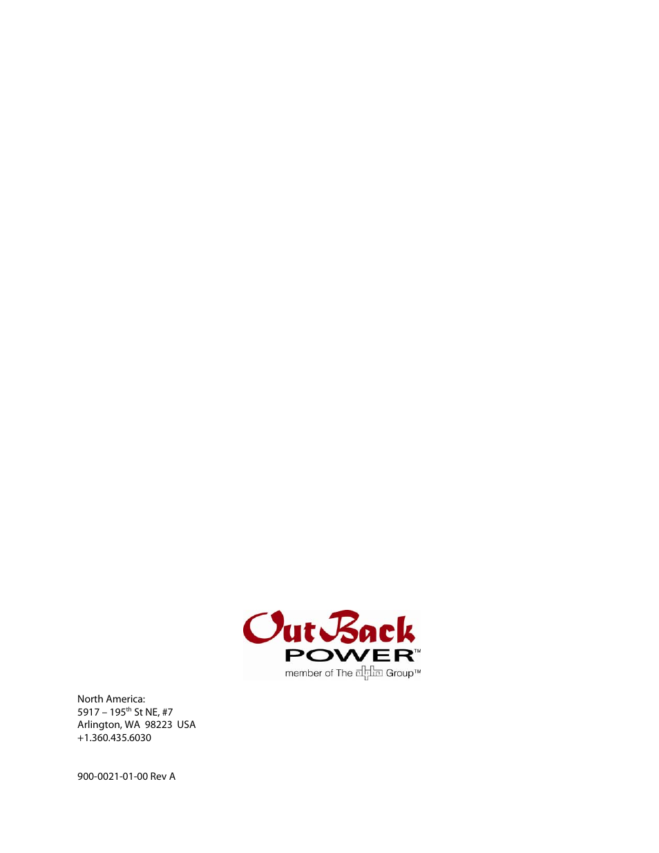 Outback Power Systems GS8048 User Manual | Page 44 / 44