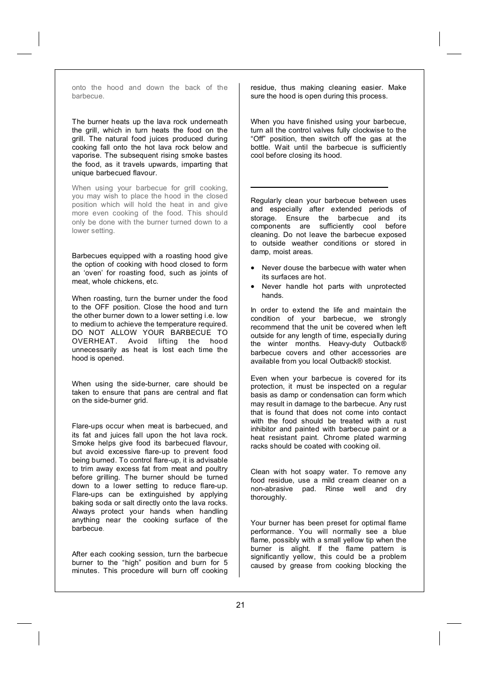 J. care and maintenance | Outback Power Systems Excel 100 User Manual | Page 21 / 24