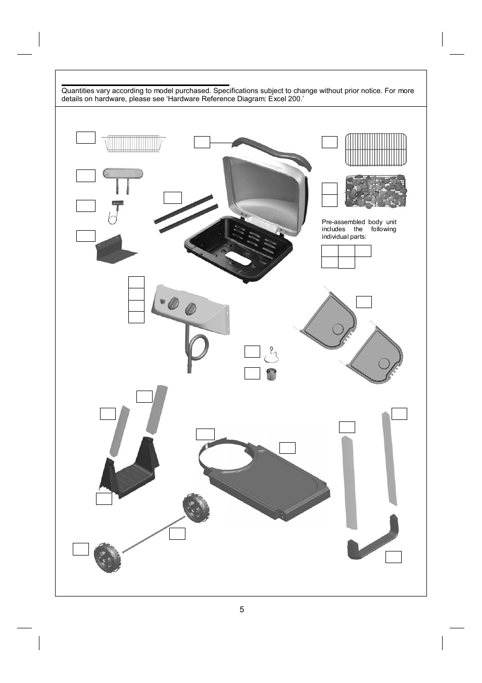 C1. parts diagram: excel 200 | Outback Power Systems Excel 100 User Manual | Page 5 / 24