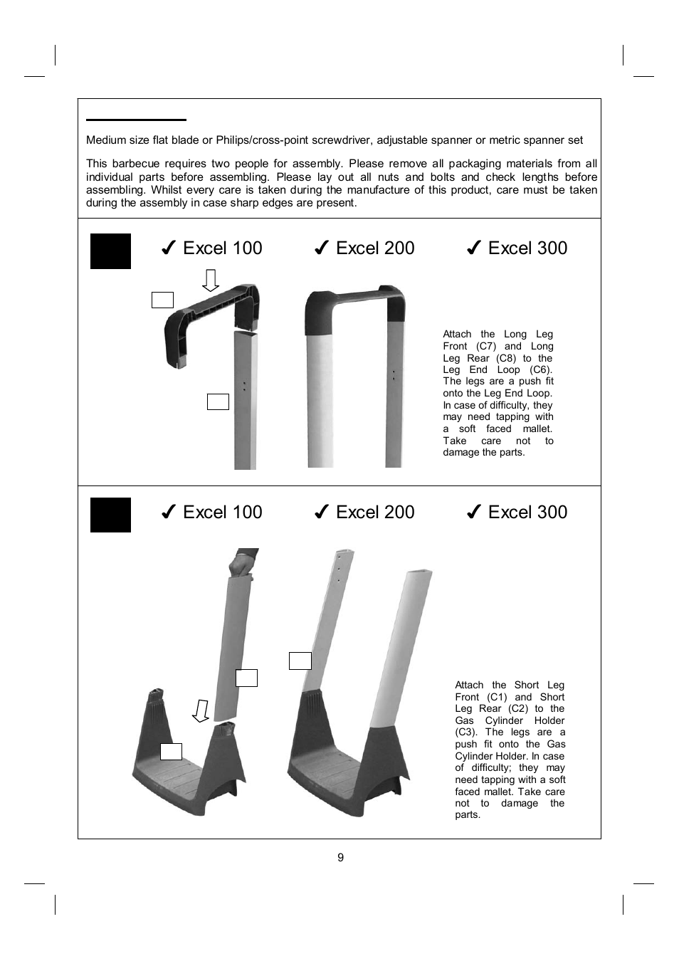 E. assembly | Outback Power Systems Excel 100 User Manual | Page 9 / 24