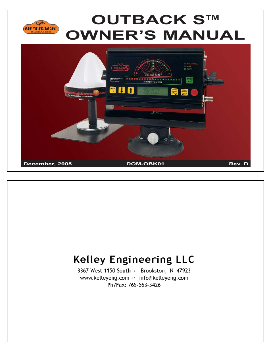 Outback Power Systems OUTBACK S DOM-OBK01 User Manual | 18 pages