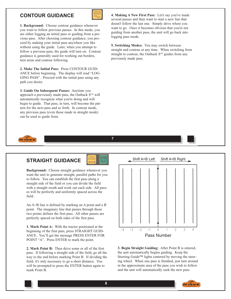 Contour guidance, Straight guidance | Outback Power Systems OUTBACK S DOM-OBK01 User Manual | Page 5 / 18