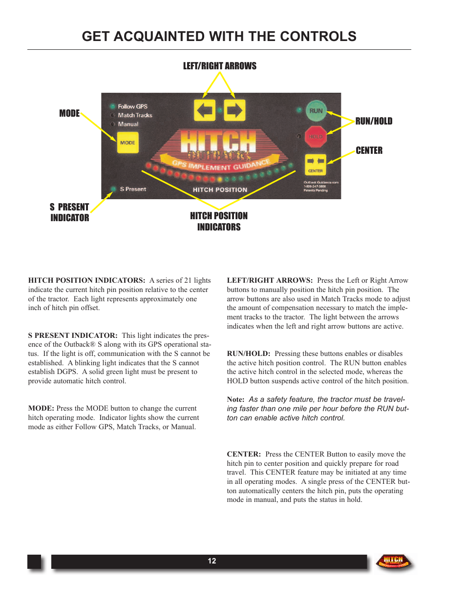 Get acquainted with the controls | Outback Power Systems Hitch DOM-OBK03 User Manual | Page 14 / 32