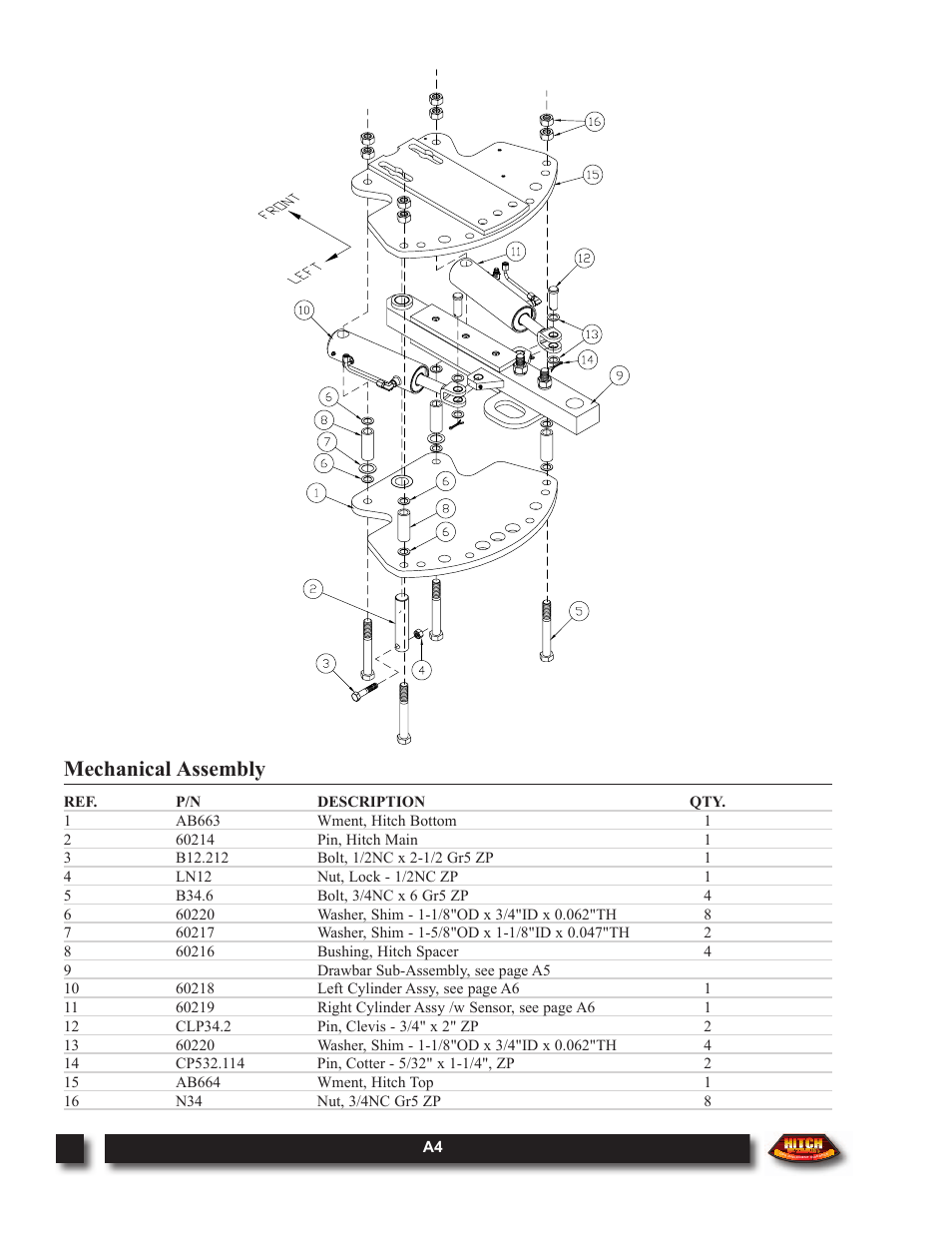 Mechanical assembly | Outback Power Systems Hitch DOM-OBK03 User Manual | Page 24 / 32