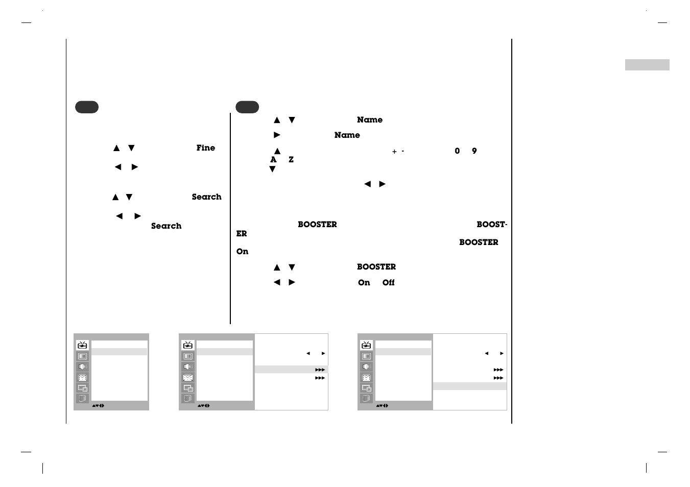 Setting up tv stations, Manual programme tuning | Rolsen RL-32X11 User Manual | Page 17 / 244