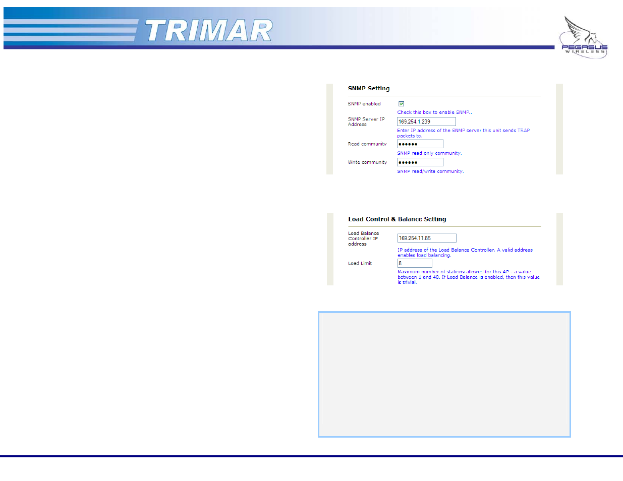Administration tab | OTC Wireless 802.11a/b/g AP/Repeater TRIMAR User Manual | Page 15 / 33