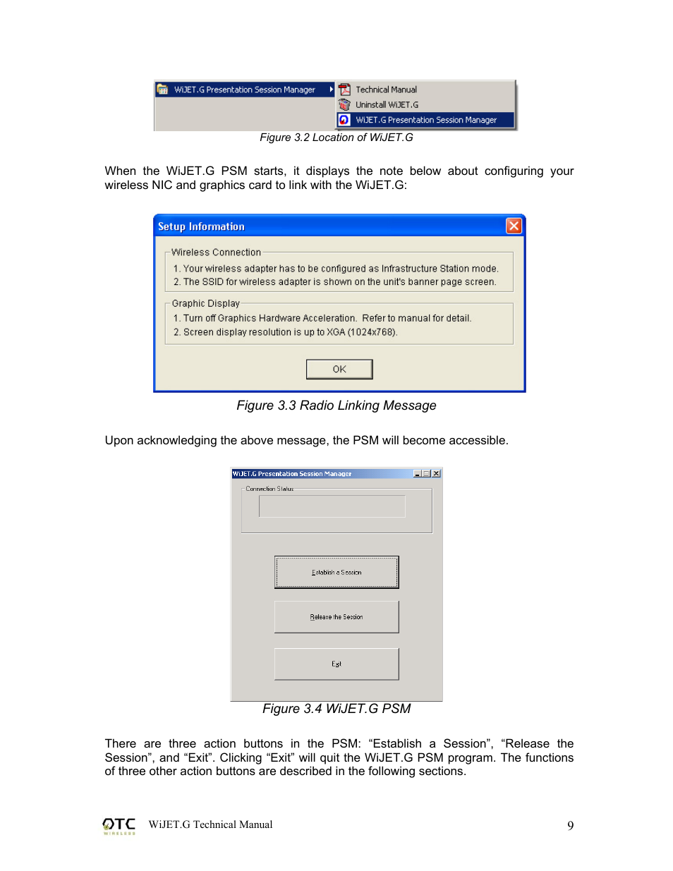 OTC Wireless WIJET.G 802.11G User Manual | Page 12 / 31