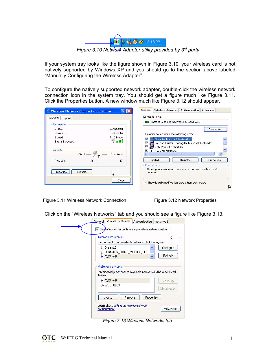 OTC Wireless WIJET.G 802.11G User Manual | Page 14 / 31