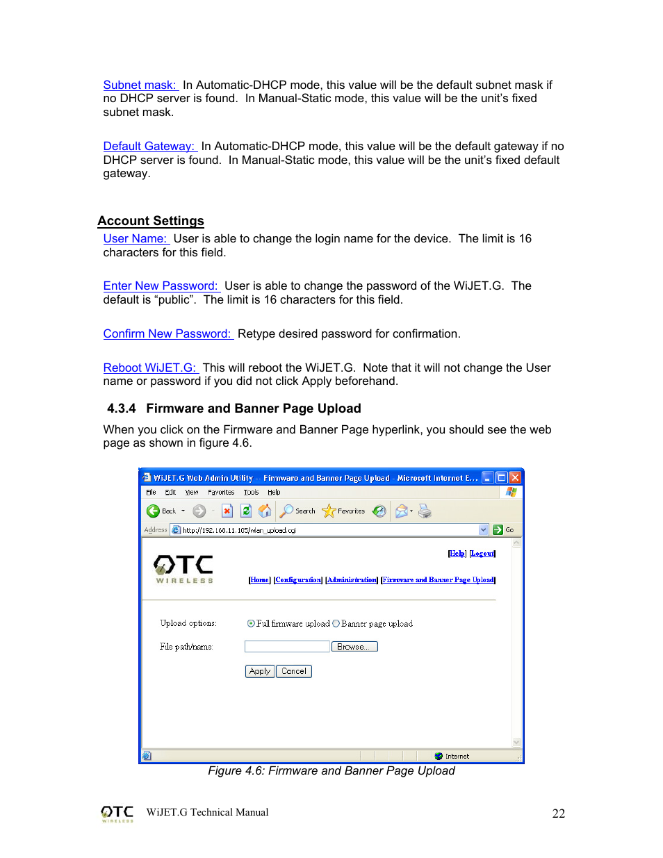 OTC Wireless WIJET.G 802.11G User Manual | Page 25 / 31