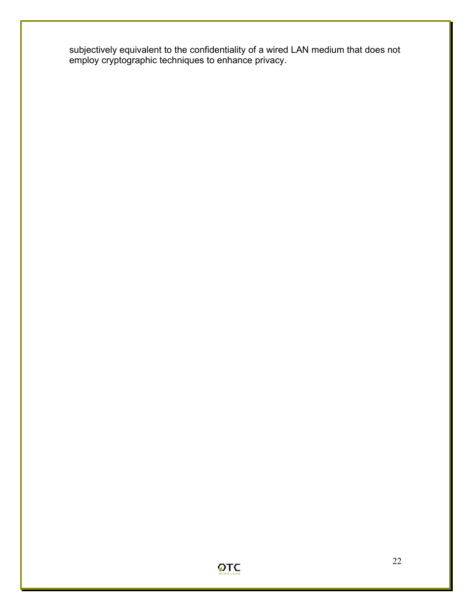 OTC Wireless WiSER2400 User Manual | Page 25 / 25