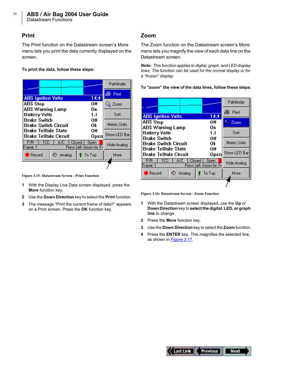 Abs / air bag 2004 user guide print, Zoom | OTC Wireless switch/hub User Manual | Page 36 / 80