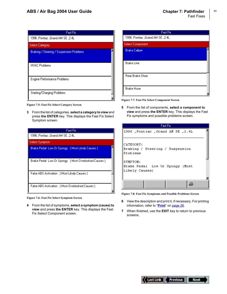 Abs / air bag 2004 user guide | OTC Wireless switch/hub User Manual | Page 59 / 80