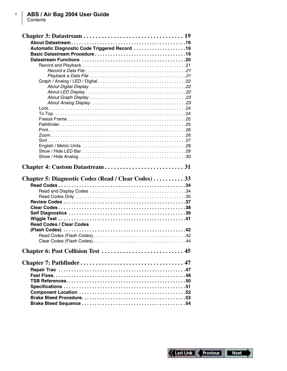 Chapter 3: datastream | OTC Wireless switch/hub User Manual | Page 6 / 80