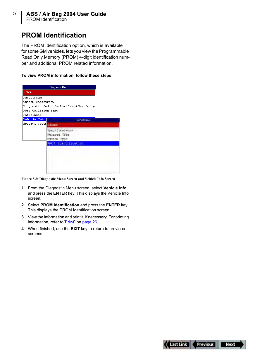Prom identification | OTC Wireless switch/hub User Manual | Page 68 / 80