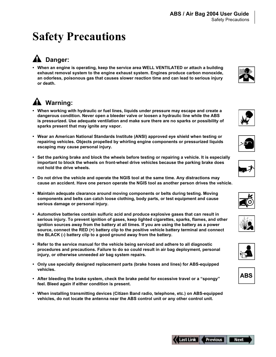 Safety precautions, Danger, Warning | OTC Wireless switch/hub User Manual | Page 9 / 80