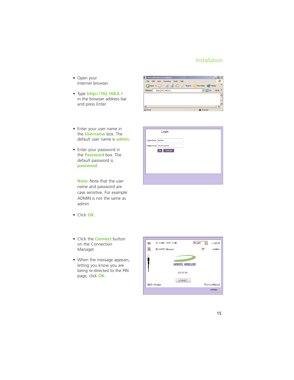 Installation | Ovation Software Ovation User Manual | Page 16 / 61