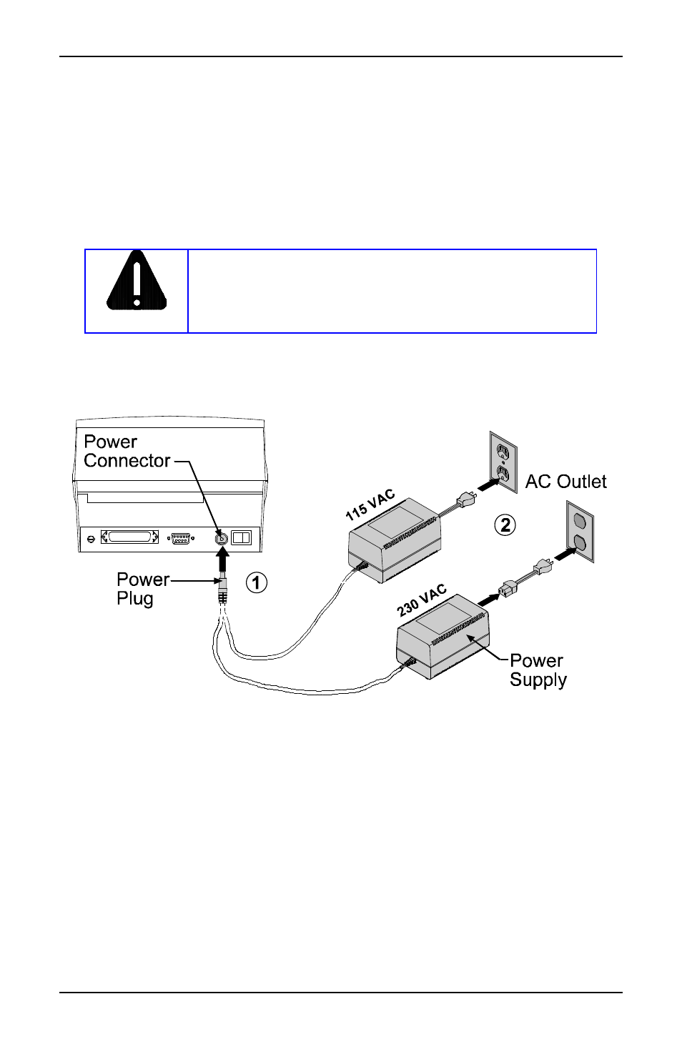 3 connecting power | Ovation Software Label Printer User Manual | Page 11 / 66