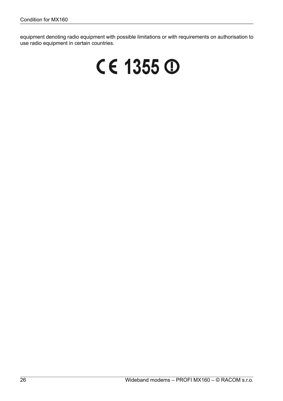 Oracom PROFI MX160 User Manual | Page 26 / 28