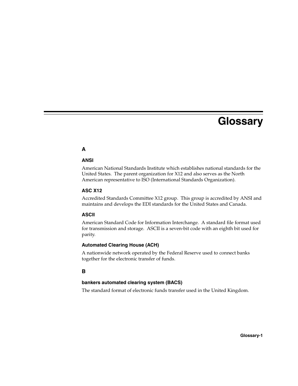 Glossary | Oracle A75089-02 User Manual | Page 139 / 144