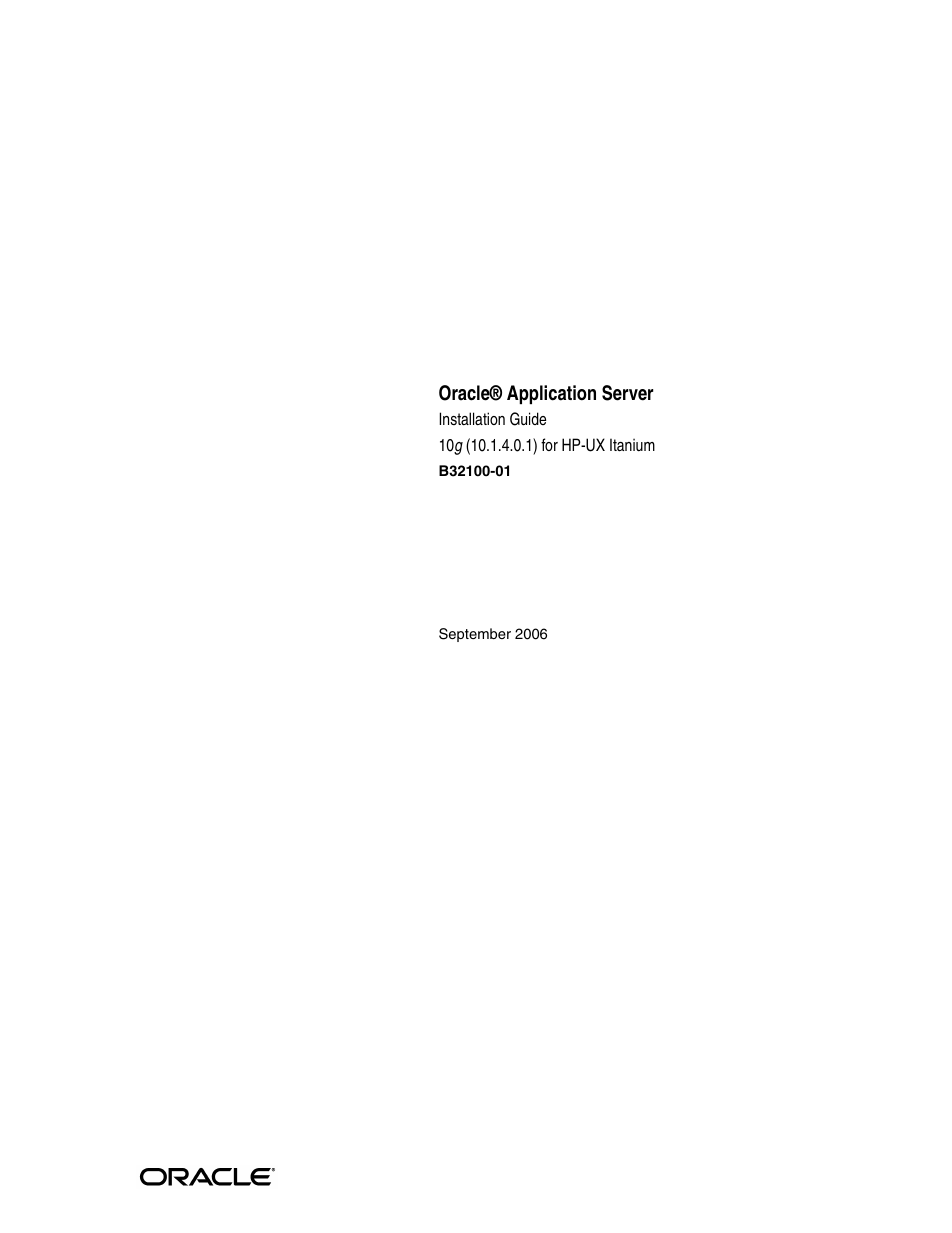 Oracle B32100-01 User Manual | 258 pages