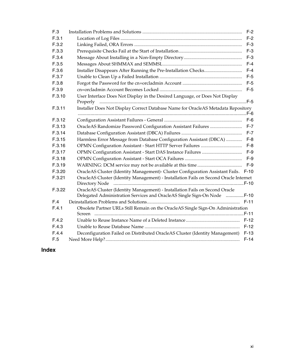 Oracle B32100-01 User Manual | Page 11 / 258