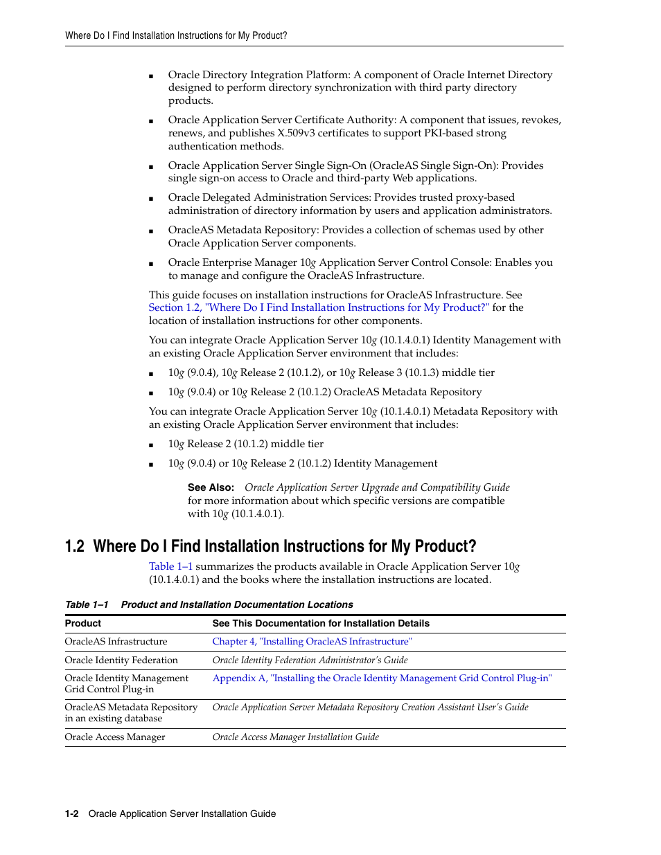 Where | Oracle B32100-01 User Manual | Page 16 / 258