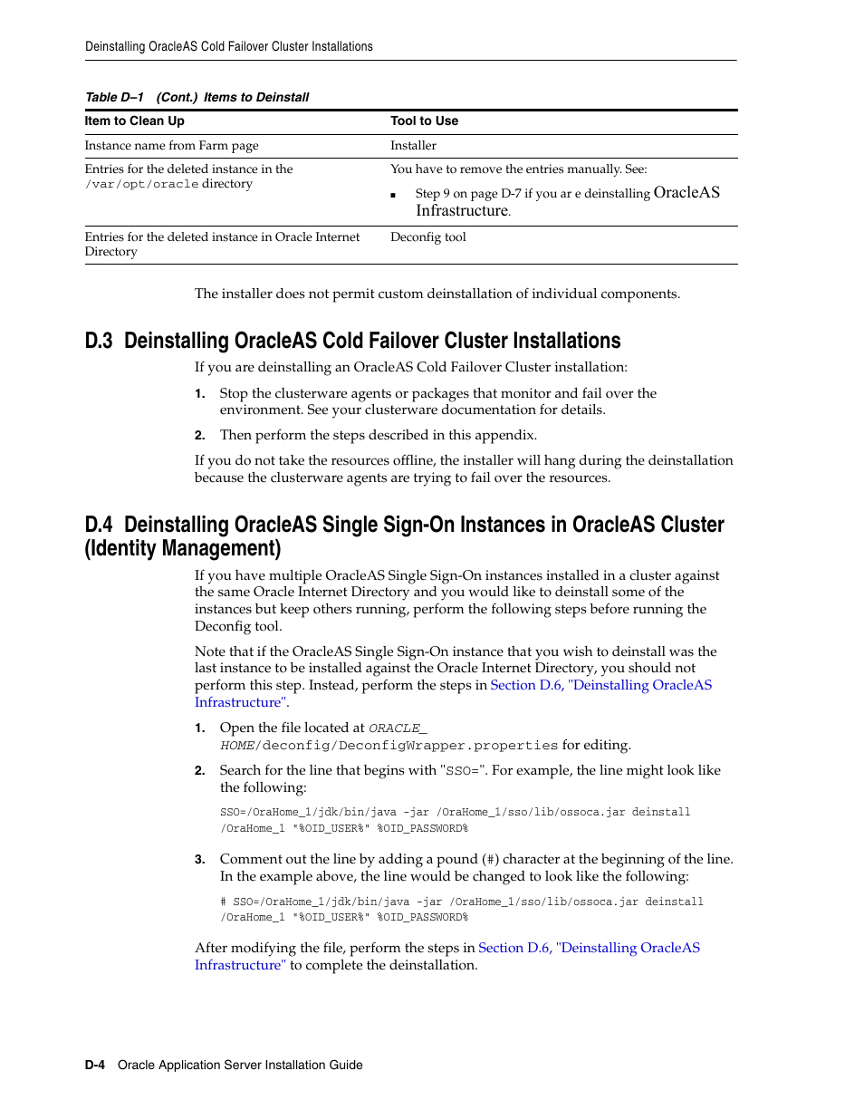 Oracle B32100-01 User Manual | Page 226 / 258