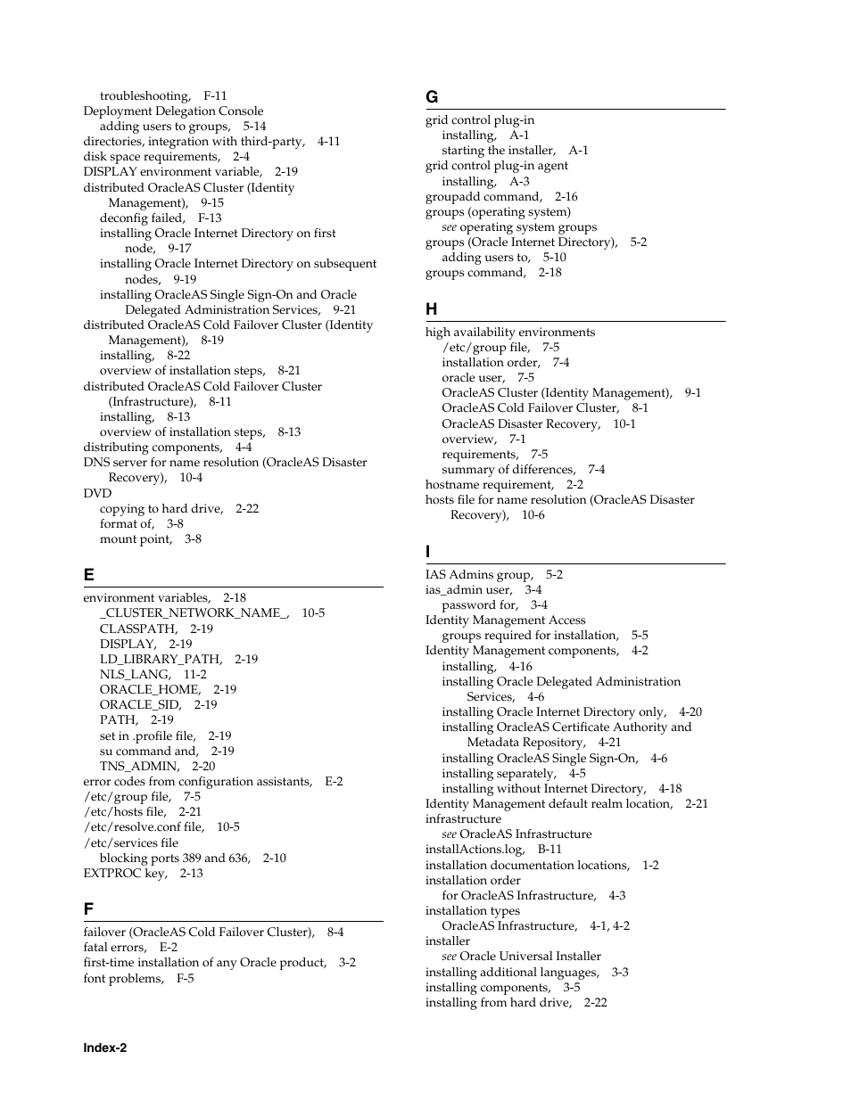 Oracle B32100-01 User Manual | Page 254 / 258