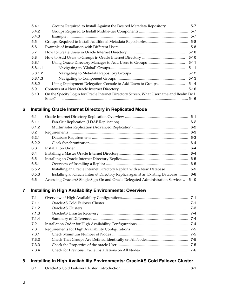 Oracle B32100-01 User Manual | Page 6 / 258