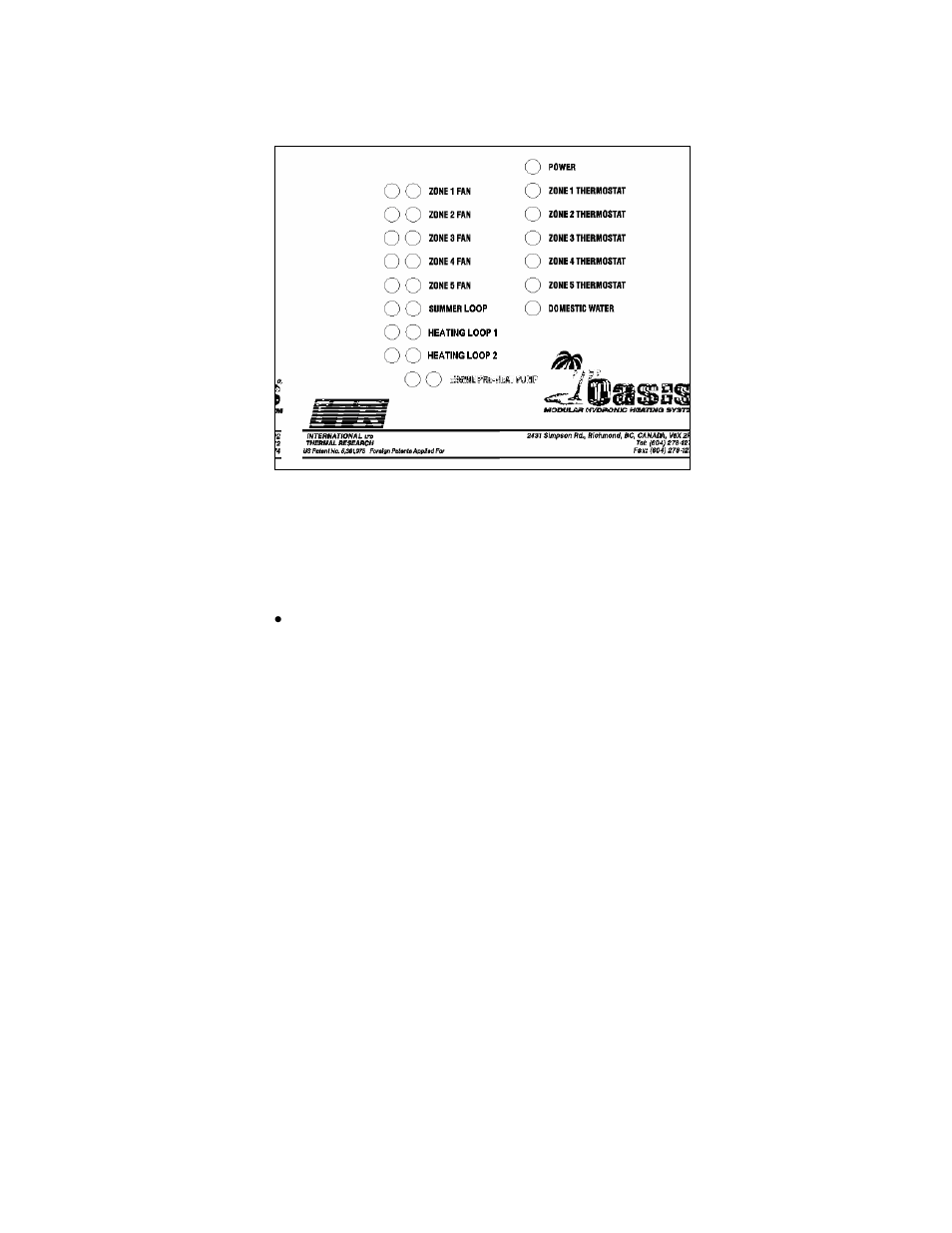 Oasis Concepts Diesel and AC Heating System for Recreational Vehicles and Yachts User Manual | Page 59 / 80