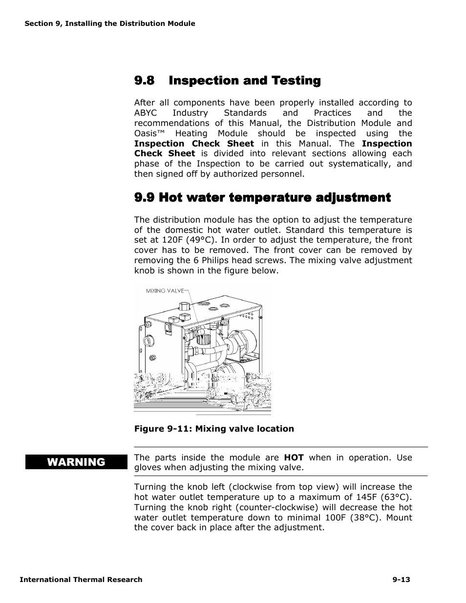 Oasis Concepts Diesel and AC Heating System for Recreational Vehicles and Yachts User Manual | Page 75 / 80