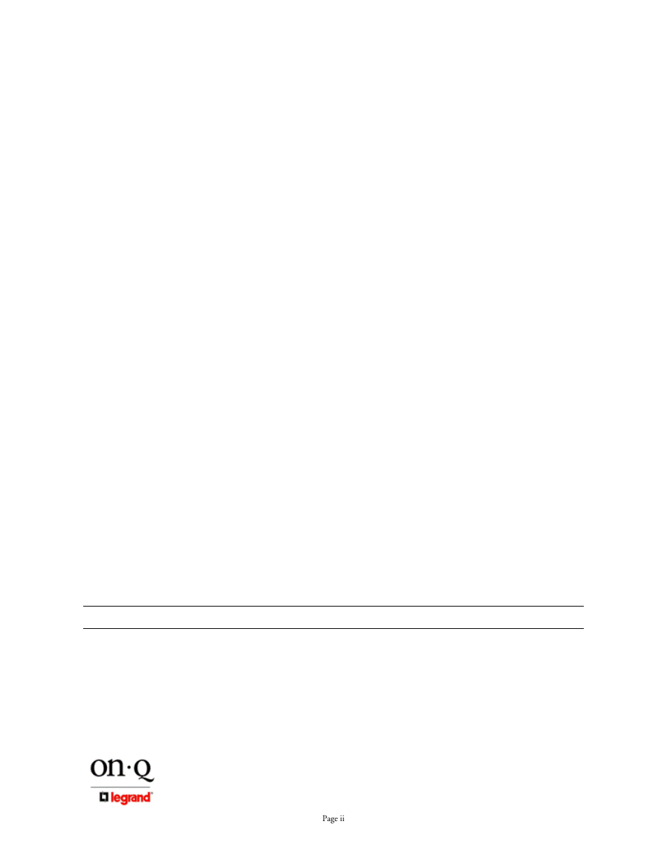 Federal communications commission statement, Canadian department of communications, Fcc radio frequency exposure caution statement | On-Q/Legrand REV.O 1307877 User Manual | Page 2 / 37