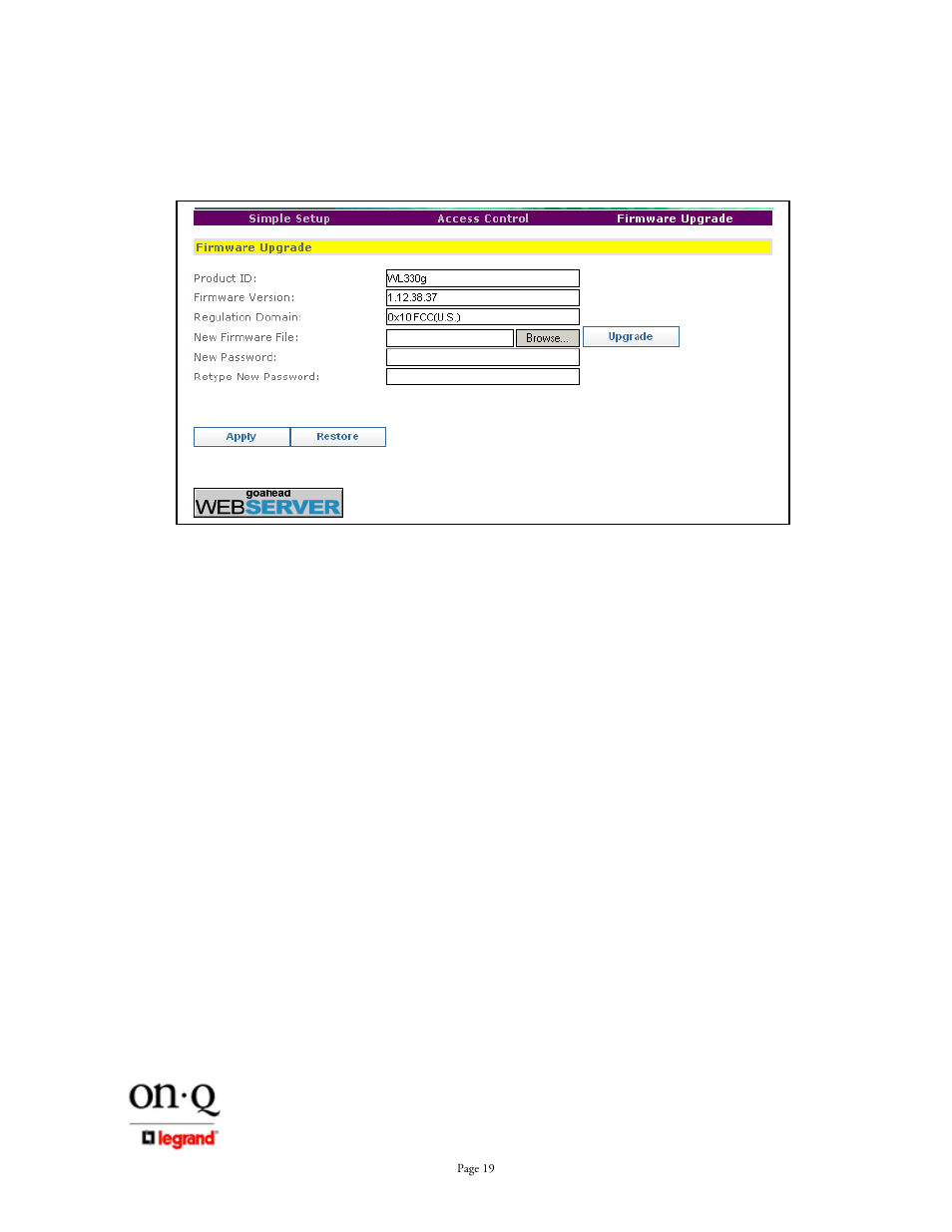 On-Q/Legrand REV.O 1307877 User Manual | Page 23 / 37