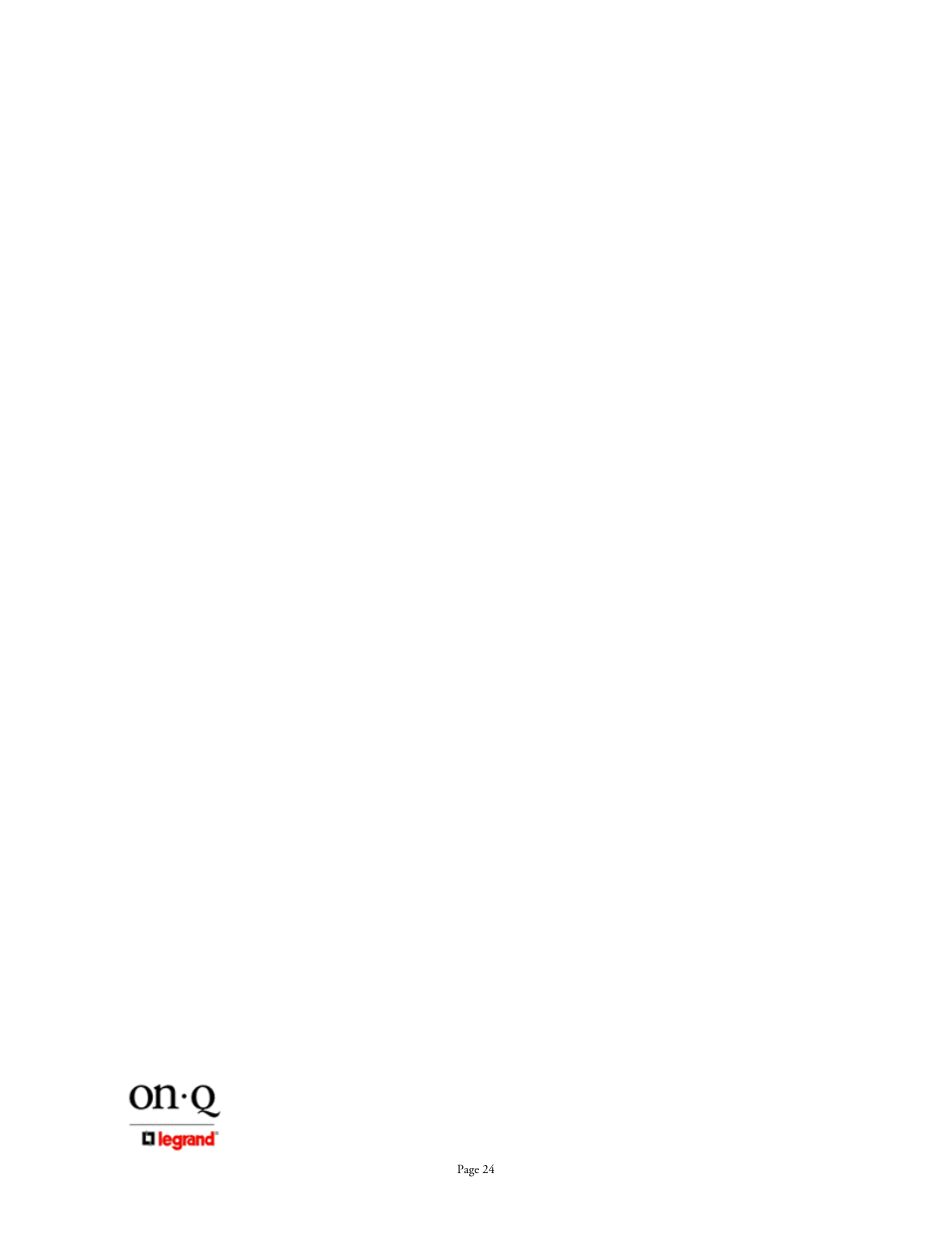 On-Q/Legrand REV.O 1307877 User Manual | Page 28 / 37