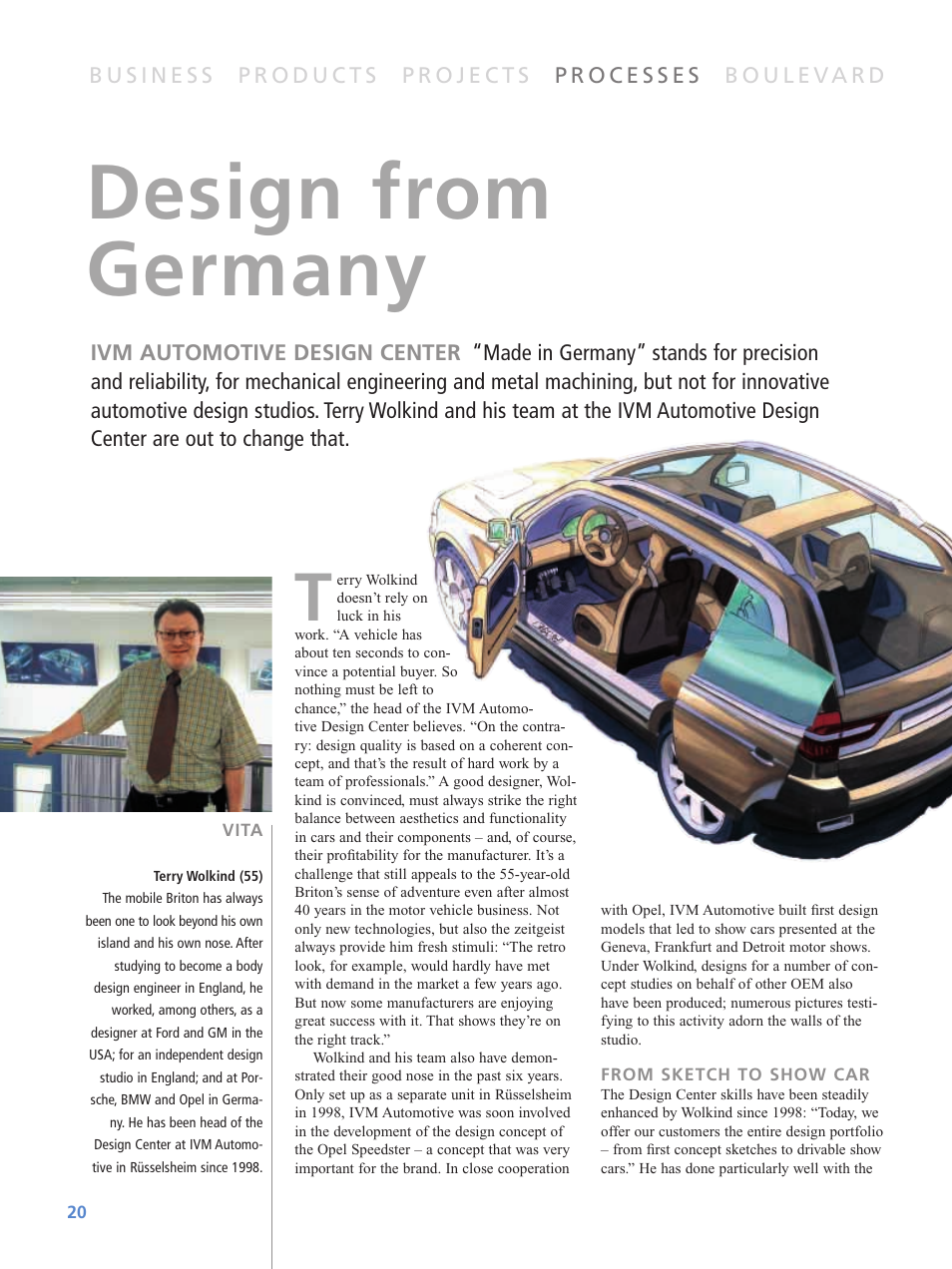 Design from germany | OPEL Edwin VW T5 User Manual | Page 20 / 28