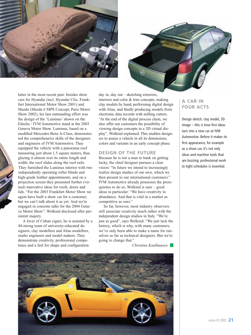 OPEL Edwin VW T5 User Manual | Page 21 / 28