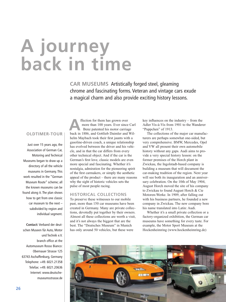 A journey back in time | OPEL Edwin VW T5 User Manual | Page 26 / 28