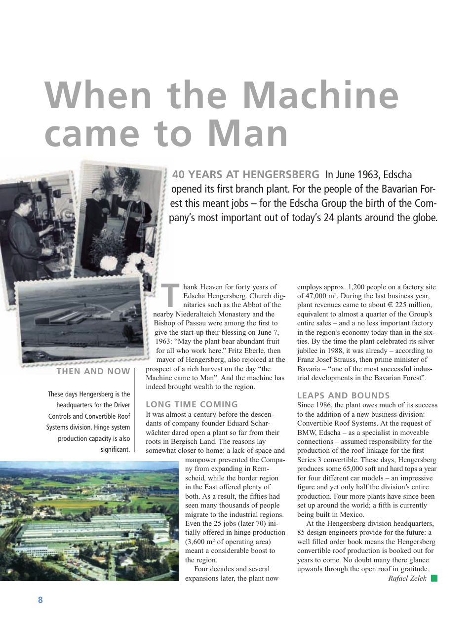 When the machine came to man | OPEL Edwin VW T5 User Manual | Page 8 / 28