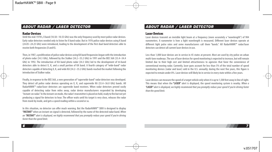 Radarhawk-sbiii-manual-051707-05.pdf | Q3 Innovations RADARHAWK SBIII User Manual | Page 5 / 16