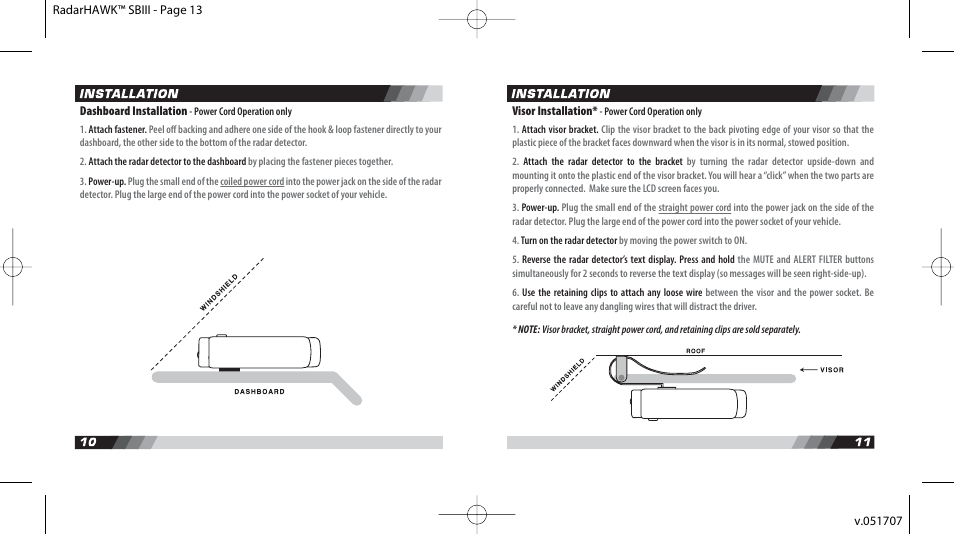 Radarhawk-sbiii-manual-051707-07.pdf | Q3 Innovations RADARHAWK SBIII User Manual | Page 7 / 16