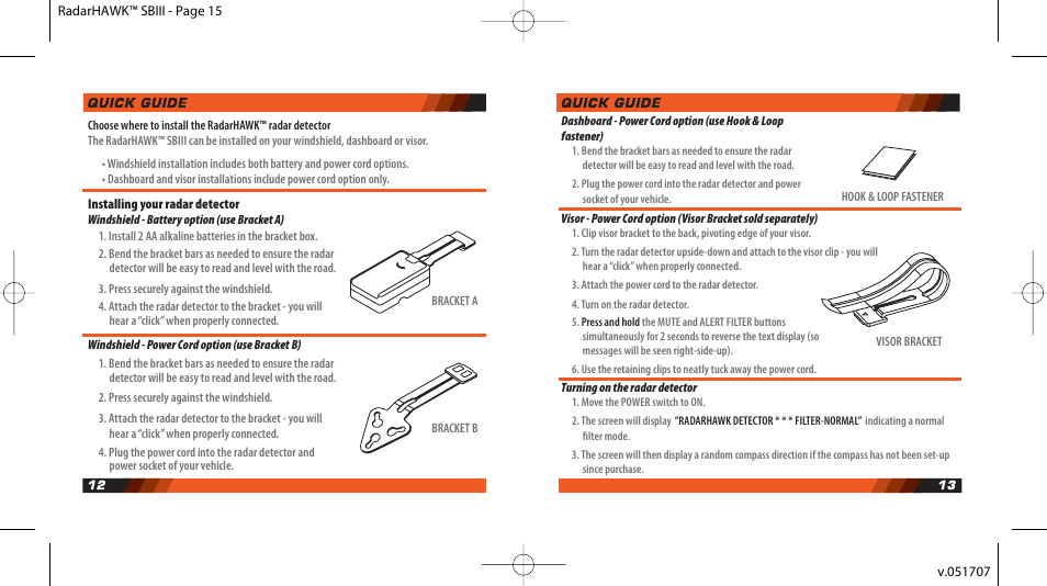 Radarhawk-sbiii-manual-051707-08.pdf | Q3 Innovations RADARHAWK SBIII User Manual | Page 8 / 16