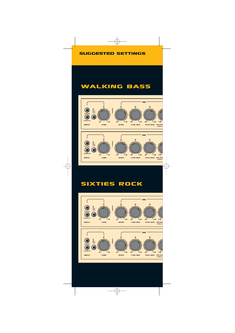 Walking bass sixties rock | Quantum Audio Speaker User Manual | Page 22 / 28