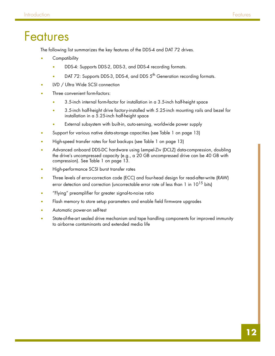 Features | Quantum Audio drive DDS-4 User Manual | Page 12 / 62