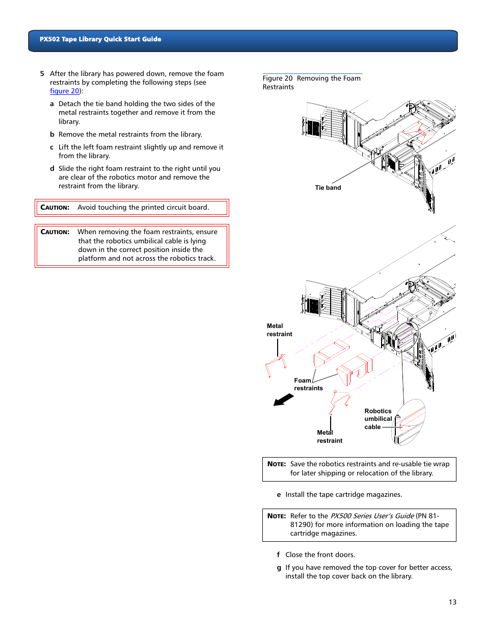 Quantum Audio Tape Library PX502 User Manual | Page 13 / 16
